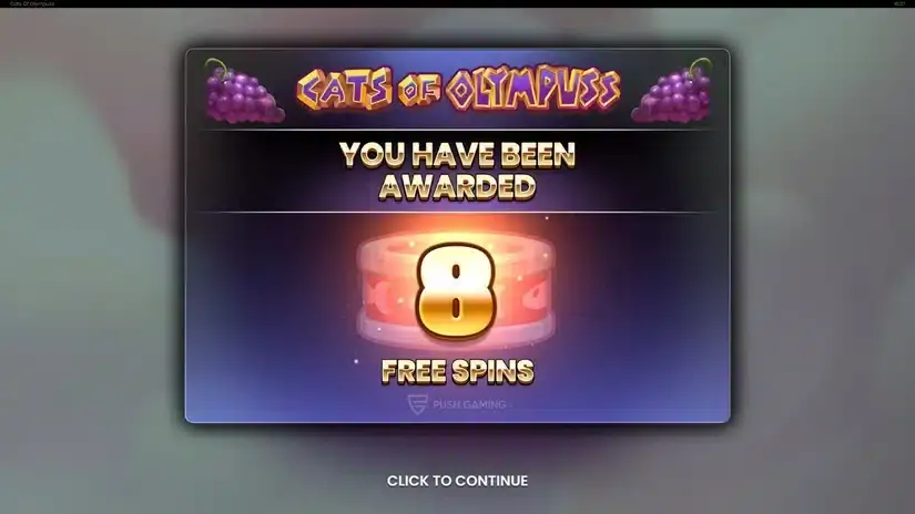 Cats of Olympuss slot screenshot 4
