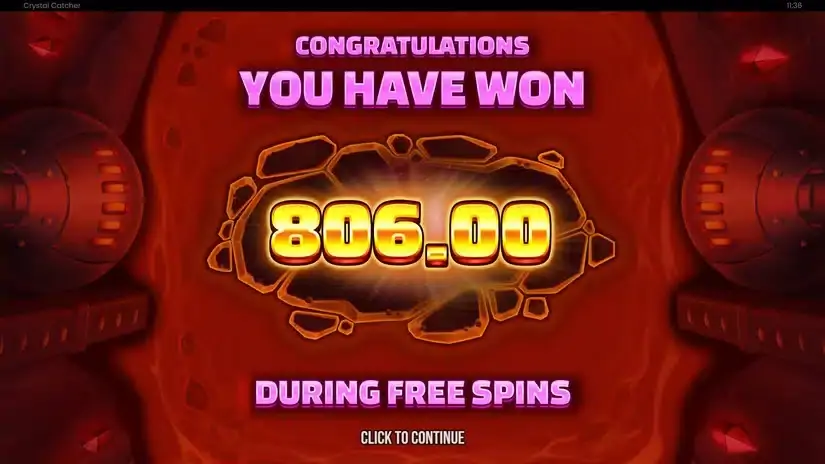 Crystal Catcher slot screenshot 