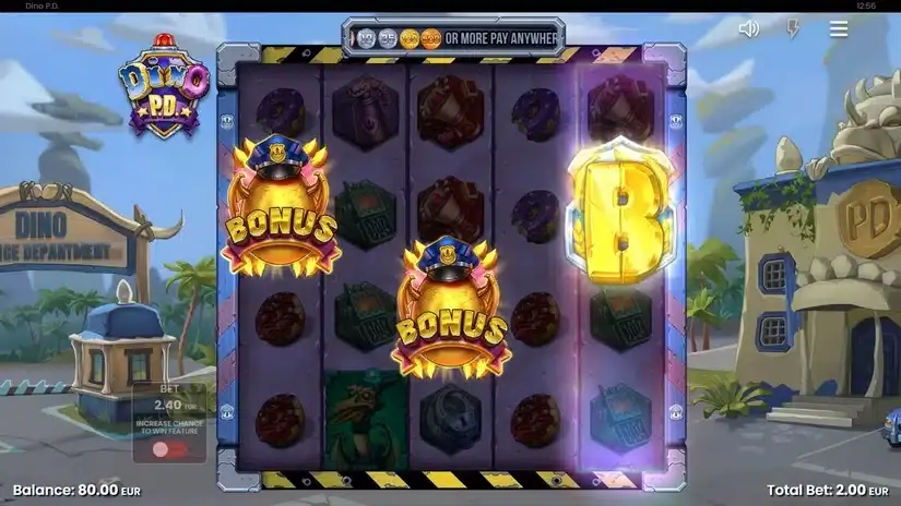 Dino P.D slot screenshot 2