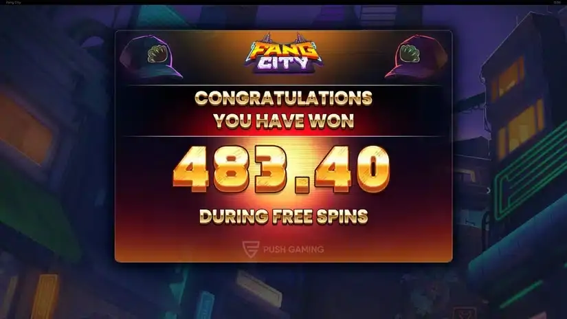 Fang City slot screenshot 