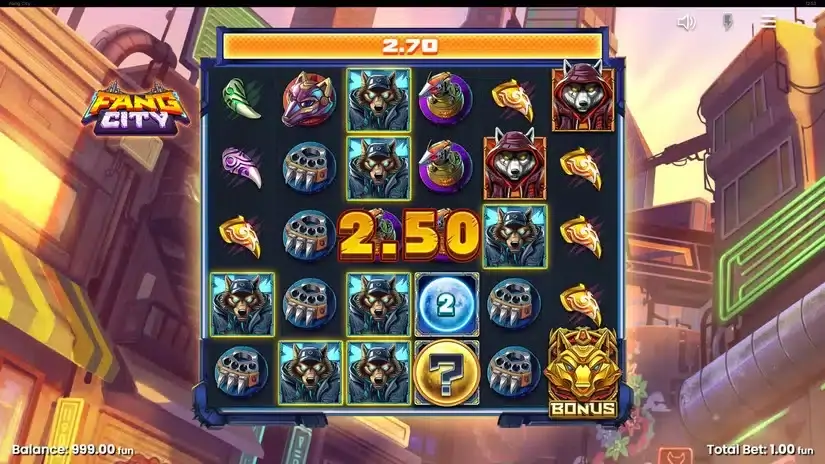 Fang City slot screenshot 2