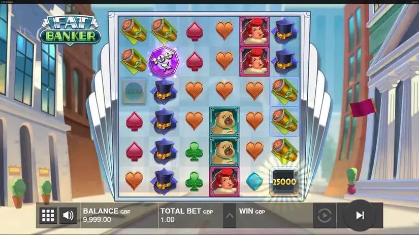 Fat Banker slot screenshot 2