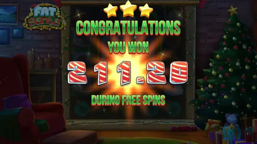 Fat Santa slot screenshot 