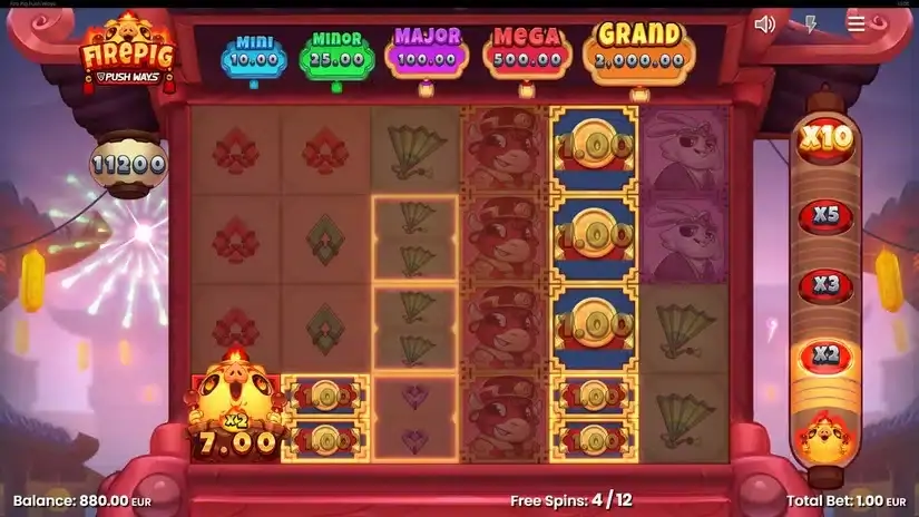 Fire Pig Push Ways slot screenshot 4