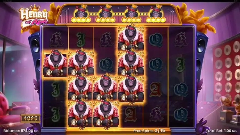 Henry The Ape slot screenshot 3