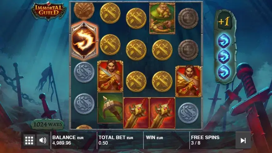 Immortal Guild slot screenshot 3