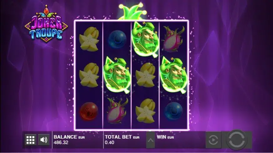 Joker Troupe slot screenshot 4