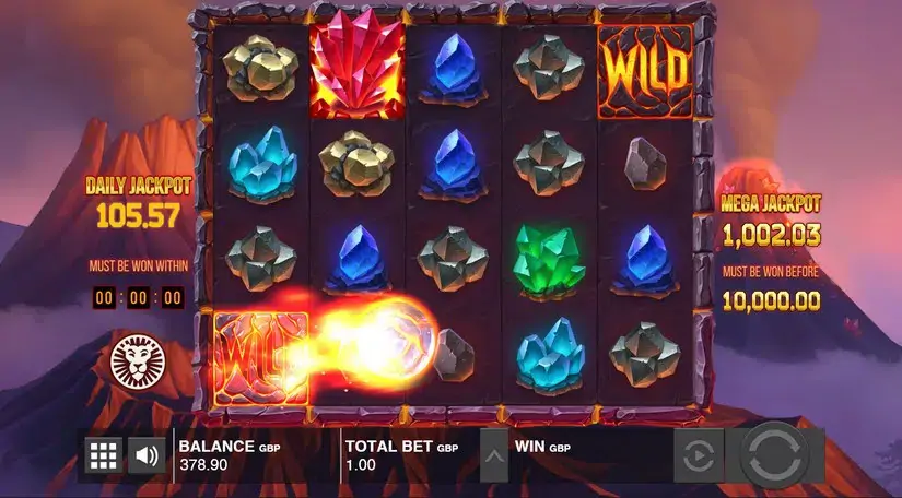 Mount Magmas (Jackpots) slot screenshot 1