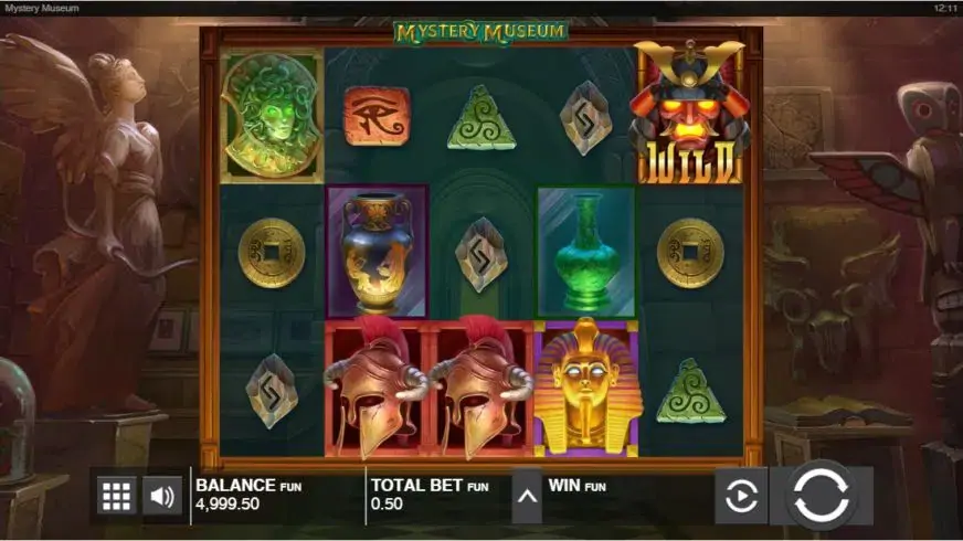Mystery Museum slot screenshot 