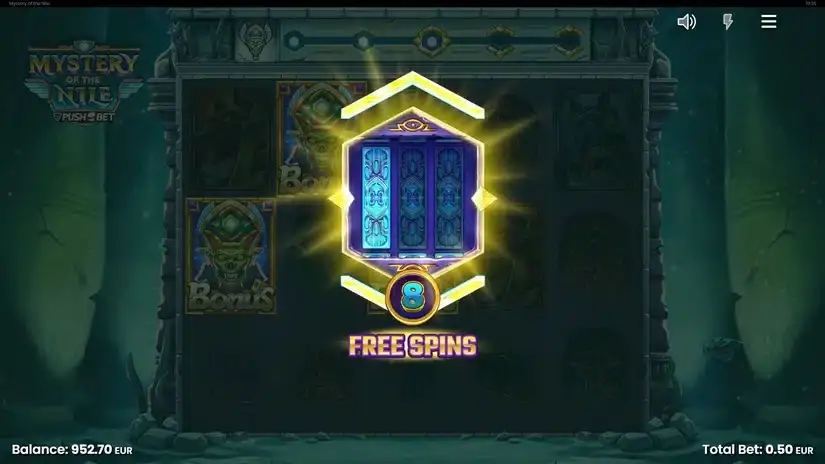 Mystery of the Nile slot screenshot 3