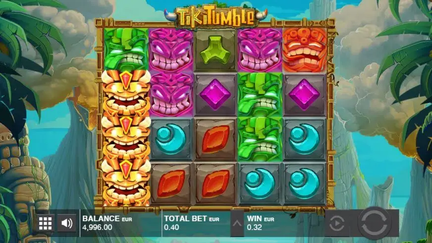 Tiki Tumble slot screenshot 2