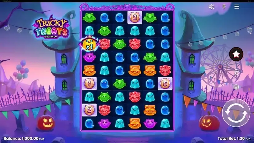 Tricky Treats slot screenshot 