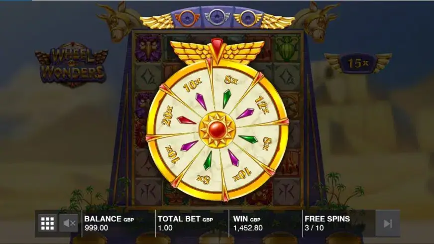 Wheel of Wonders slot screenshot 3