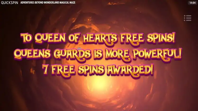 Adventures Beyond Wonderland Magical Maze slot screenshot 4