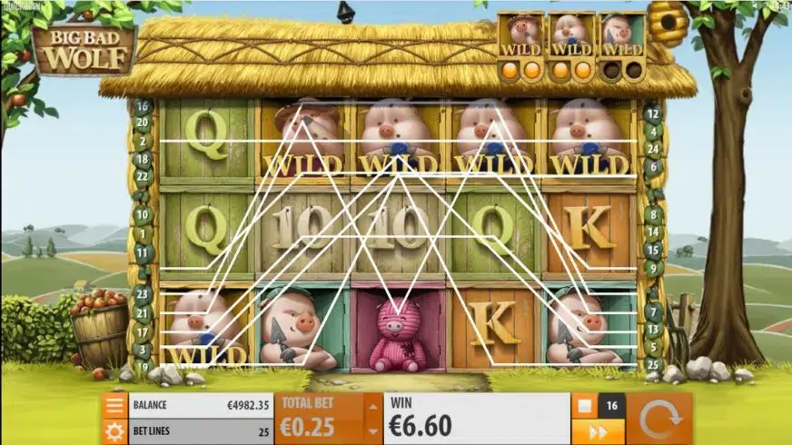 Big Bad Wolf slot screenshot 2