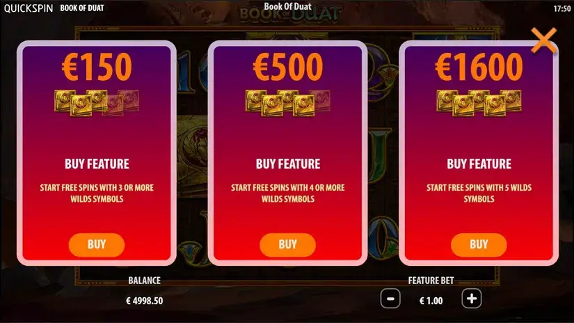 Book of Duat slot screenshot 3