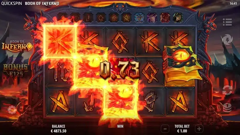 Book of Inferno slot screenshot 2