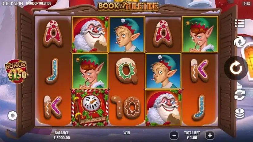 Book of Yuletide slot screenshot 