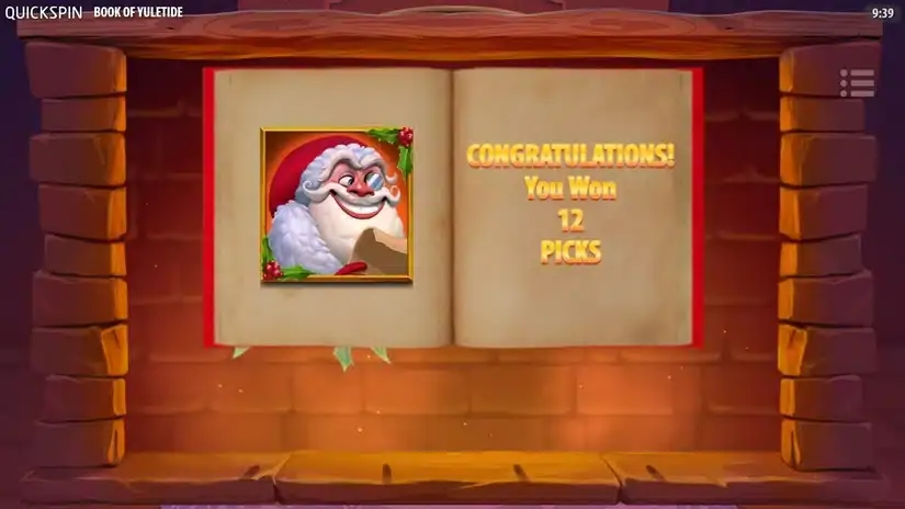 Book of Yuletide slot screenshot 3