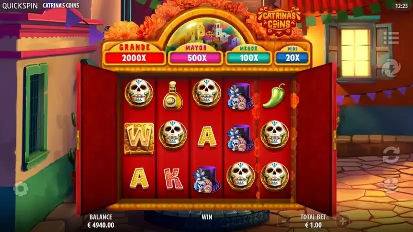 Catrina’s Coins slot screenshot 2