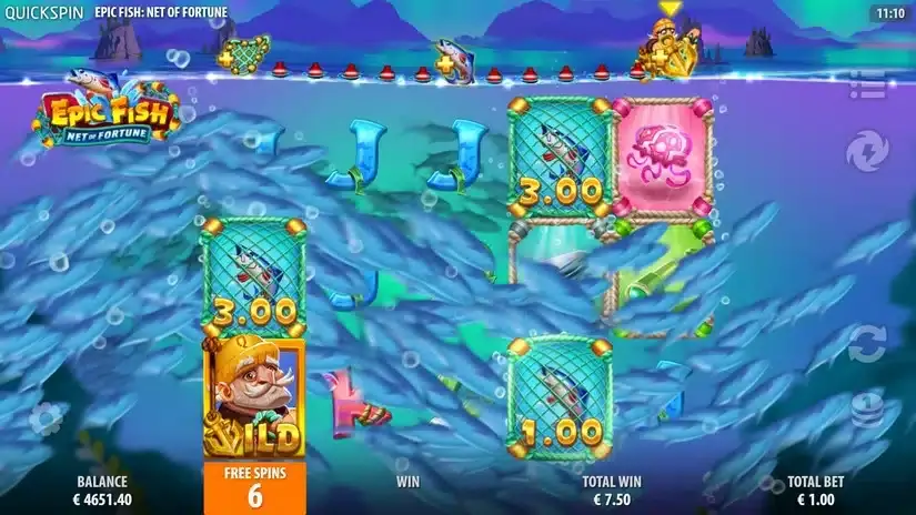 Epic Fish Net of Fortune slot screenshot 4