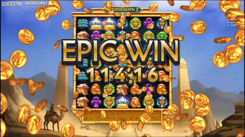 Golden Glyph 2 slot screenshot 7