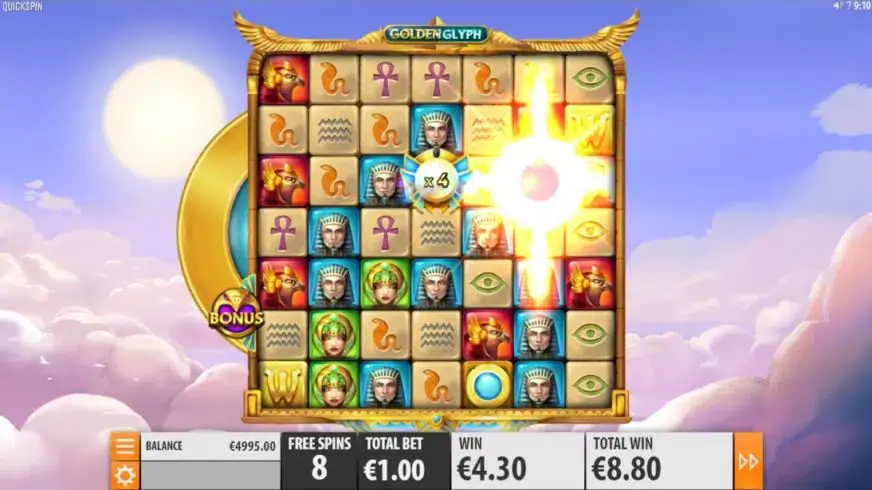 Golden Glyph slot screenshot 4