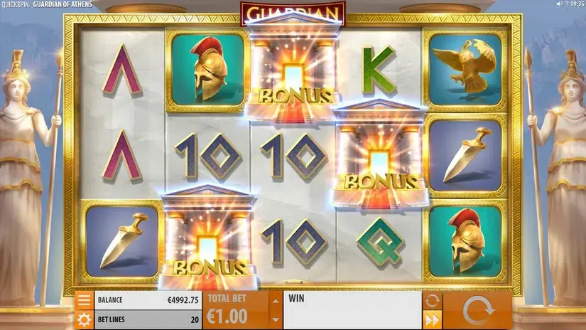 Guardian of Athens slot screenshot 2