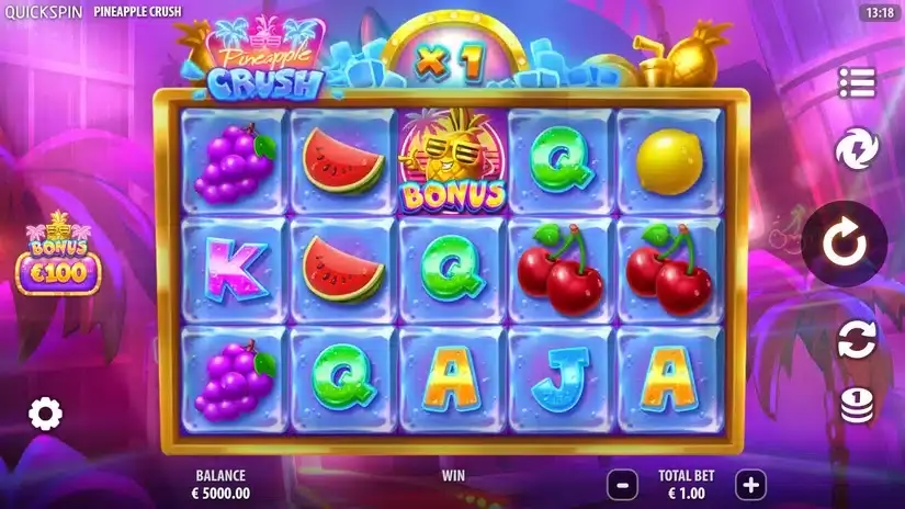 Pineapple Crush slot screenshot 