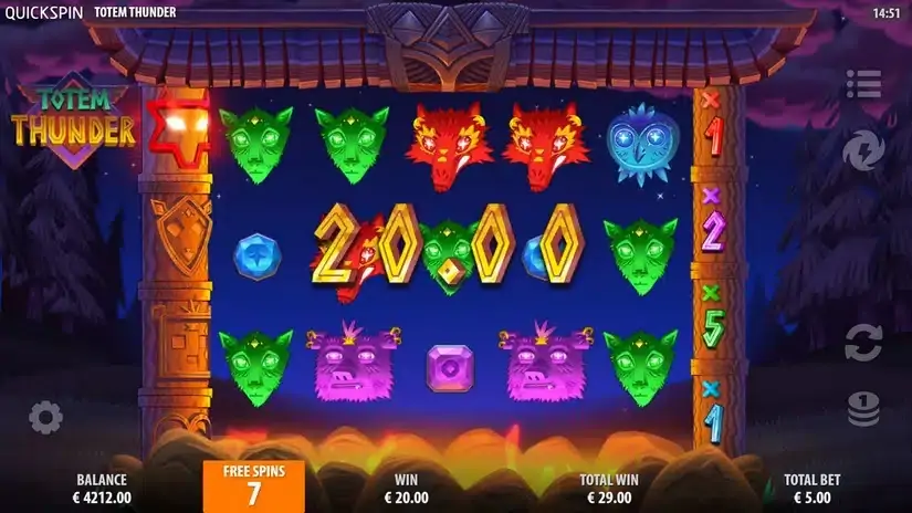 Primal Spirits slot screenshot 7