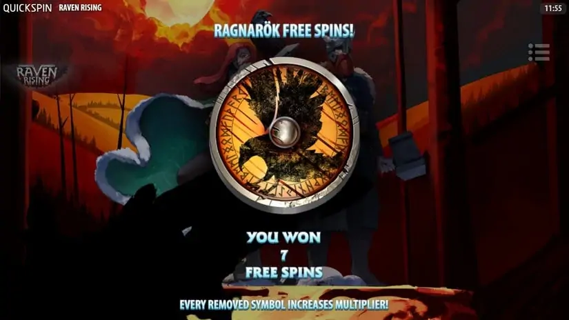 Raven Rising slot screenshot 5