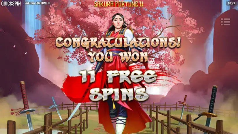 Sakura Fortune 2 slot screenshot 7