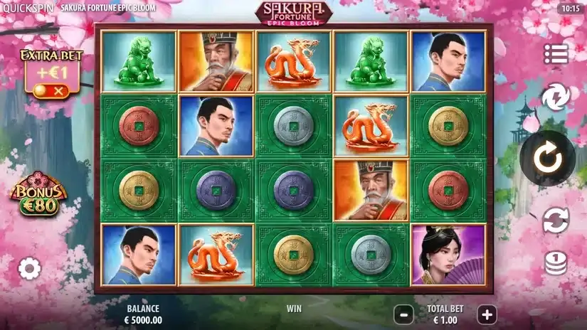 Sakura Fortune Epic Bloom slot screenshot 