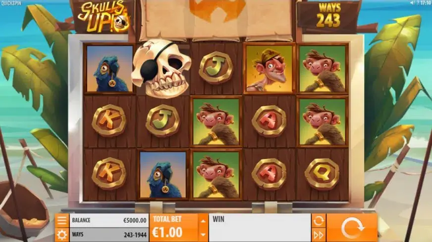 Skulls UP! slot screenshot 1