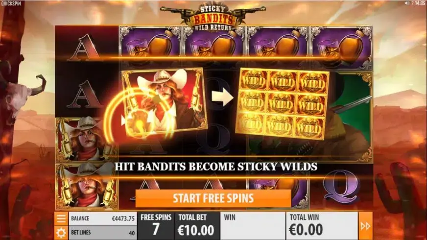 Sticky Bandits: Wild Return slot screenshot 4