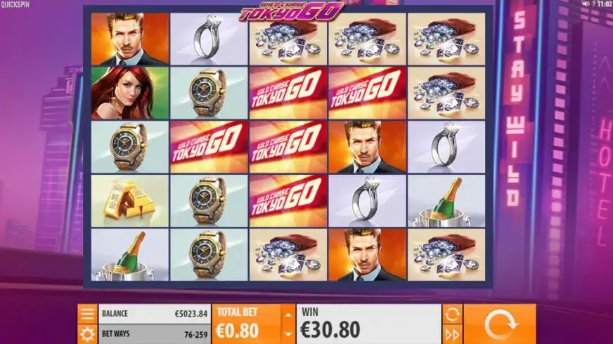 Wild Chase: Tokyo Go slot screenshot 4