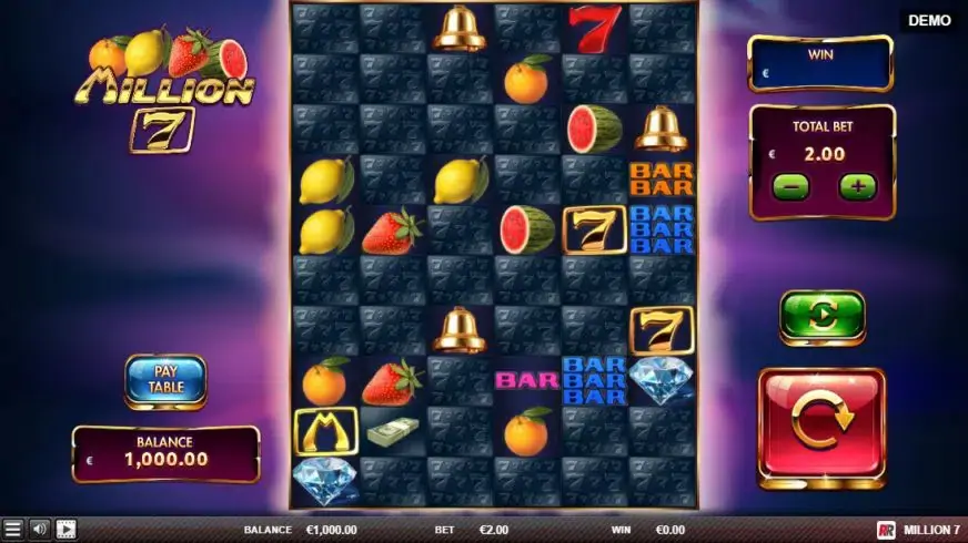 Million 7 slot screenshot 1