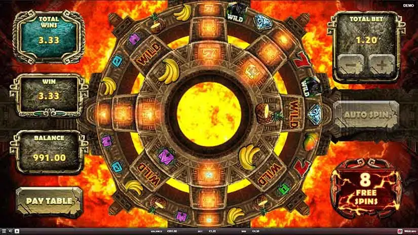 Wildcano with Orbital Reels slot screenshot 4