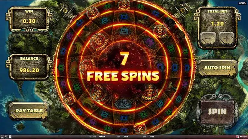 Wildcano with Orbital Reels slot screenshot 3