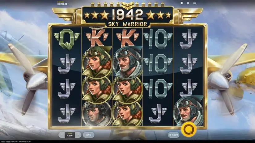 1942: Sky Warrior slot screenshot 1