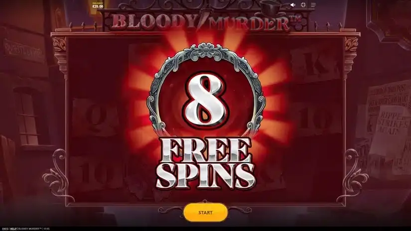 Bloody Murder slot screenshot 3