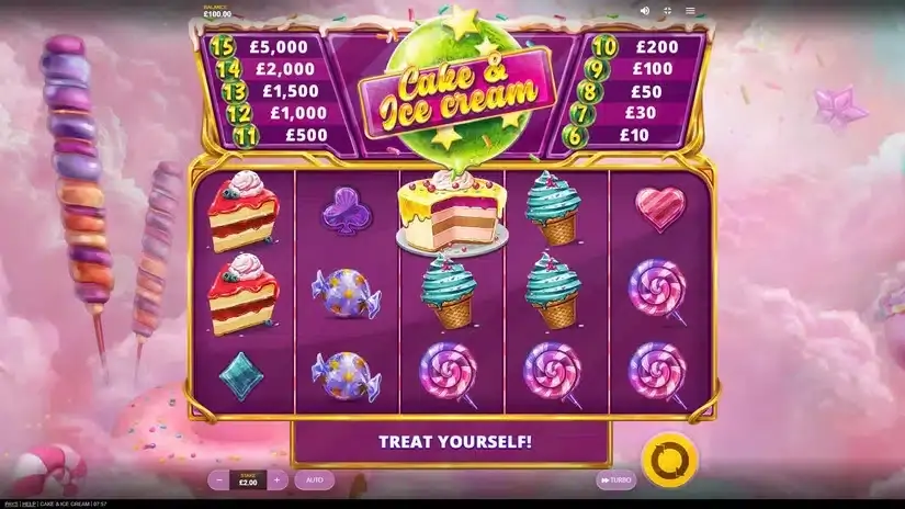 Cake & Ice Cream slot screenshot 1