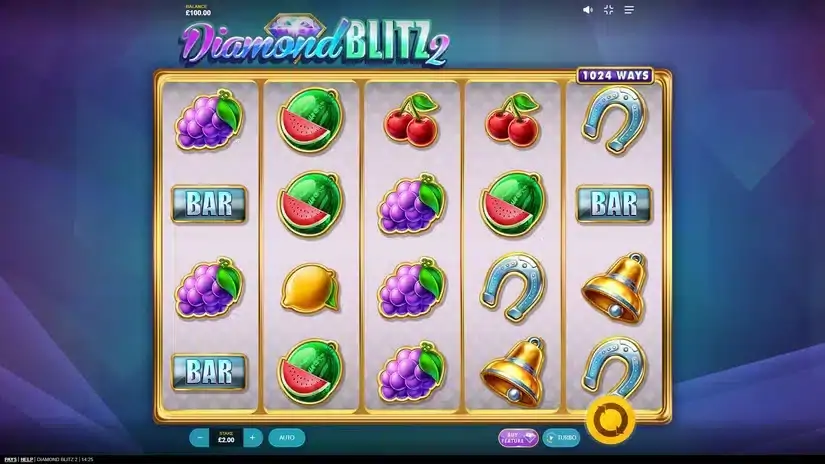 Diamond Blitz 2 slot screenshot 