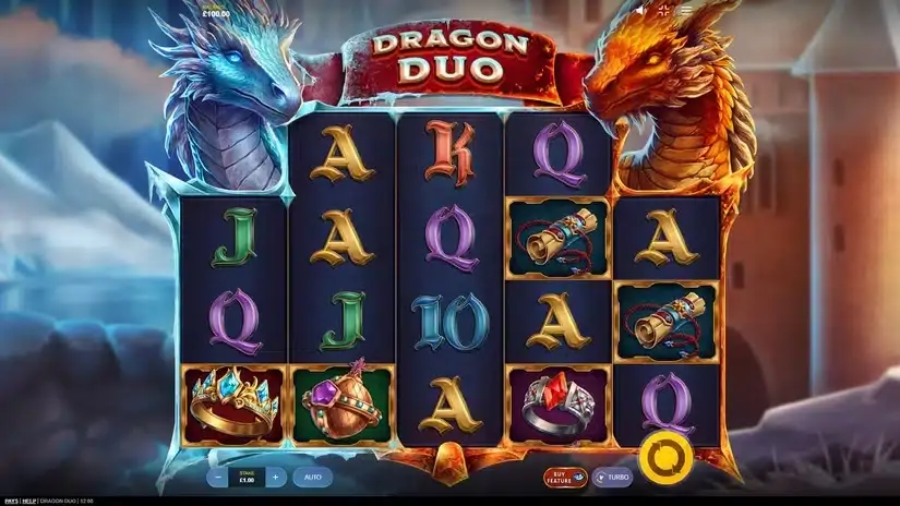Dragon Duo slot screenshot 