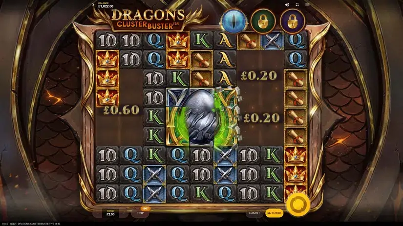 Dragons Clusterbuster slot screenshot 5