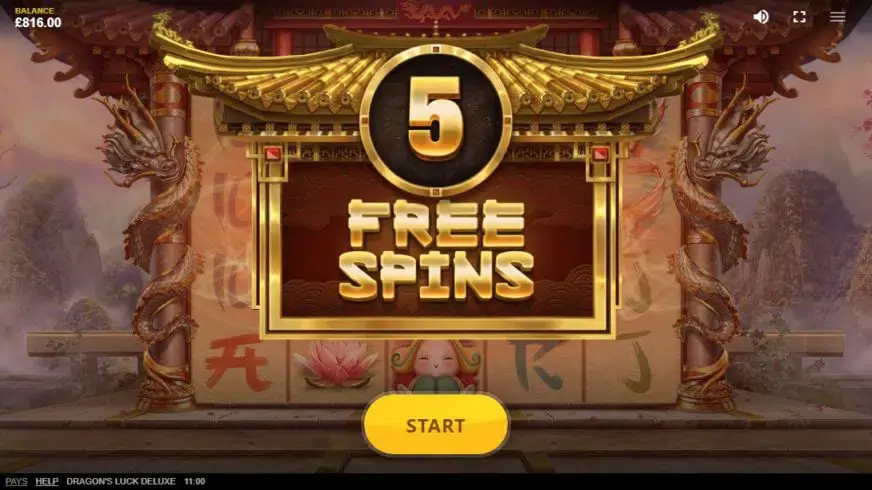 Dragon’s Luck Deluxe slot screenshot 3