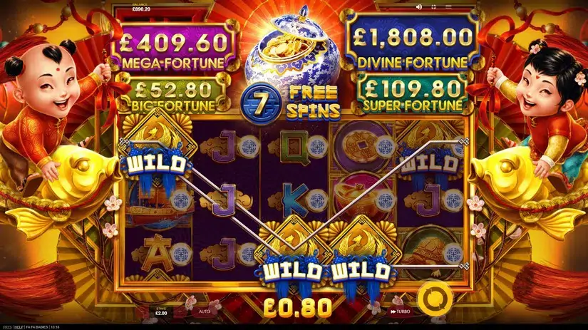 Fa Fa Babies slot screenshot 5