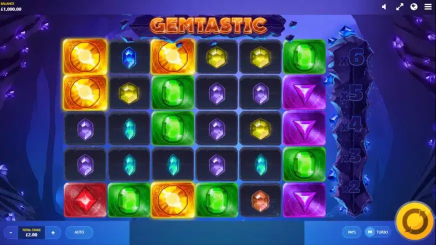 Gemtastic slot screenshot 1