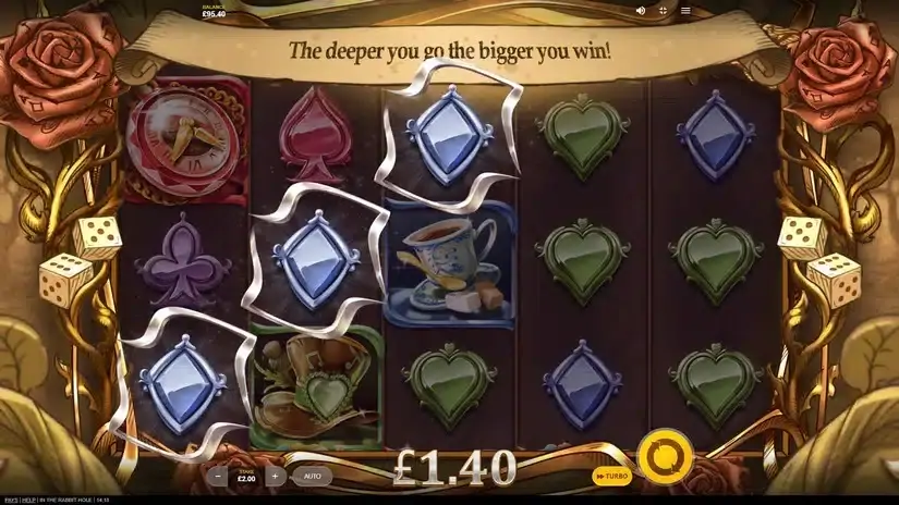 In The Rabbit Hole slot screenshot 3