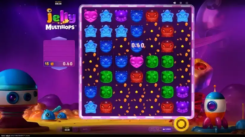 Jelly Multihops slot screenshot 2